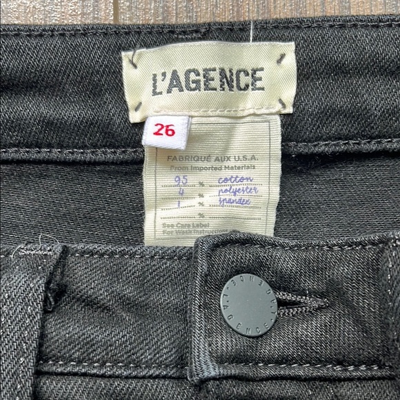 L’AGENCE High Line Skinny Distressed Jeans Size 26 - Picture 6 of 10